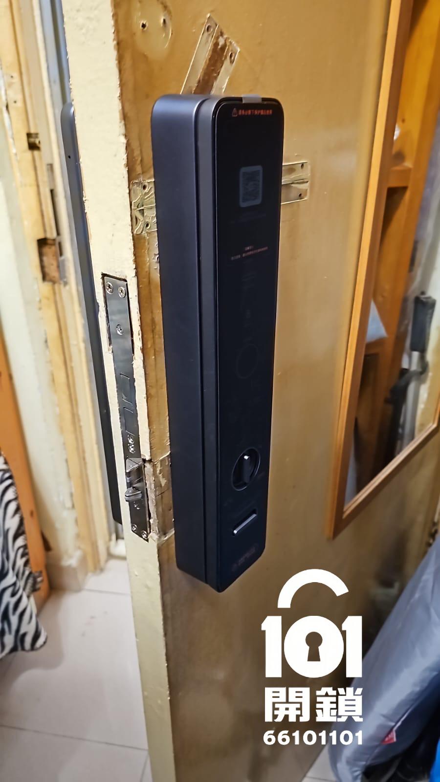 香港其他品牌電子鎖安裝實例一