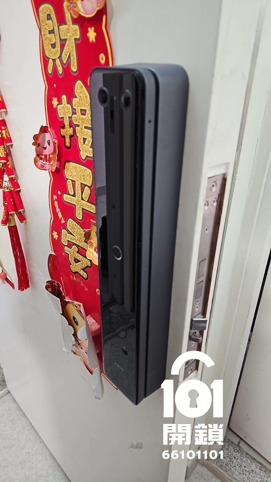 智能電子門鎖安裝實例四